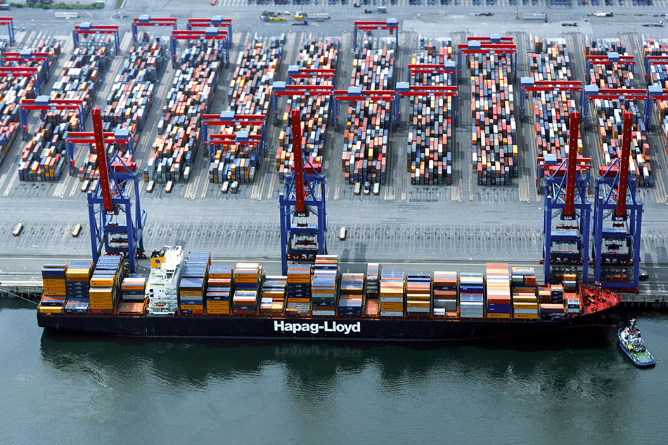 Sea freight from China to Hamburg