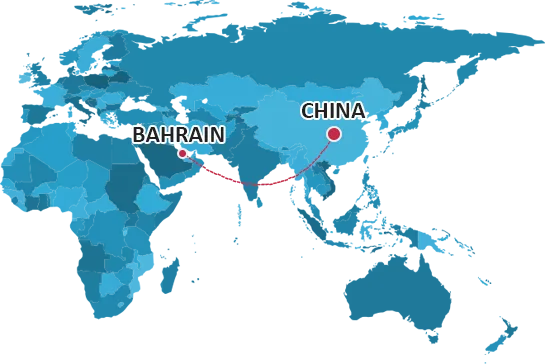 Shipping from China to Bahrain