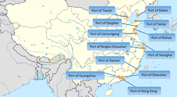 Major Ports chinese