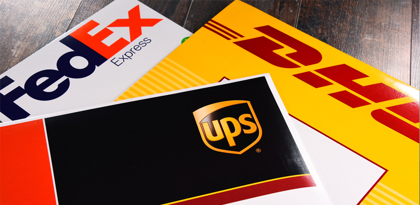 dhl fedex ups