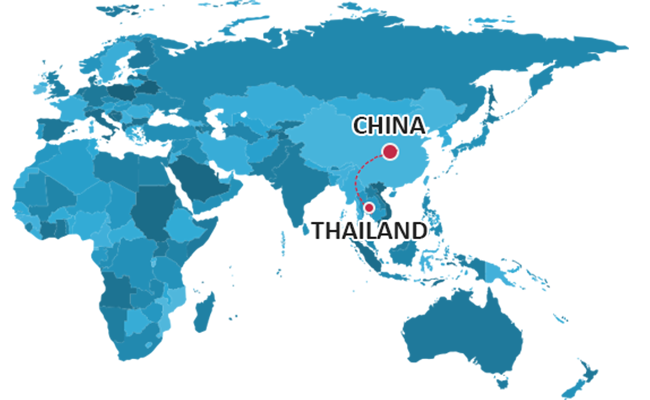 Shipping From China To Thailand