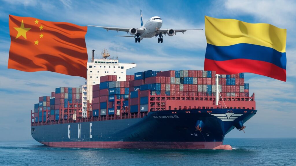 Door to Door Shipping from China to Colombia