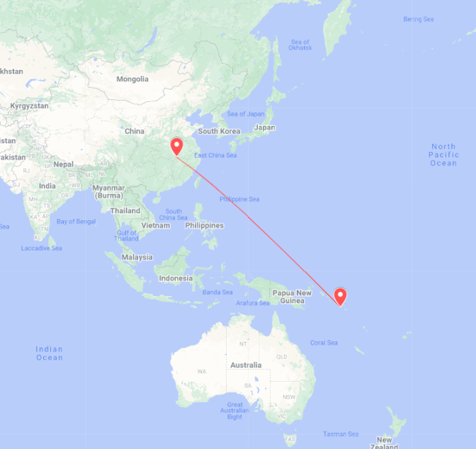 Shipping From China to Solomon Islands