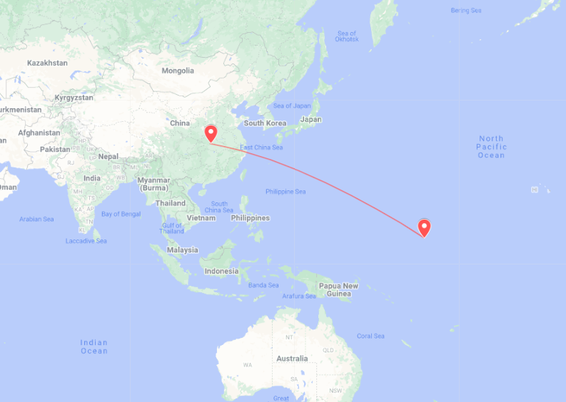 Shipping From China to Marshall Islands